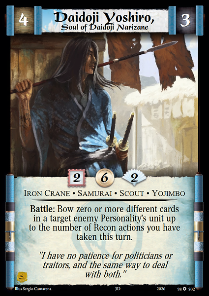 Daidoji Yoshiro, Soul of Daidoji Narizane