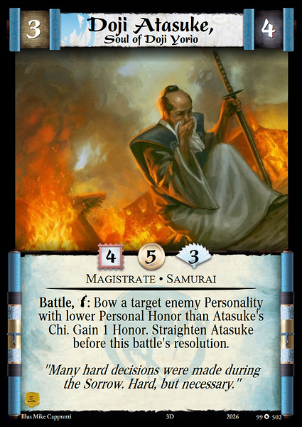 Doji Atasuke, Soul of Doji Yorio