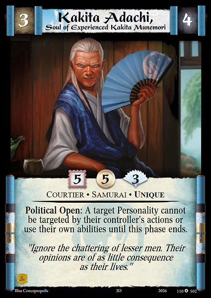 Kakita Adachi, Soul of Experienced Kakita Munemori
