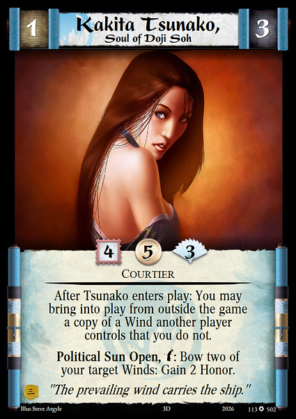 Kakita Tsunako, Soul of Doji Soh