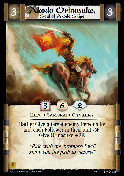 Akodo Orinosuke, Soul of Akodo Shigo