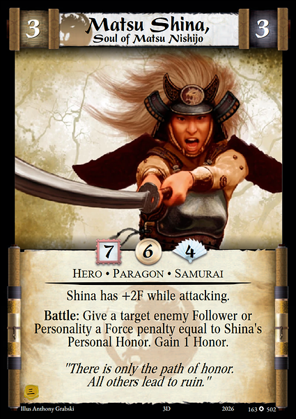 Matsu Shina, Soul of Matsu Nishijo