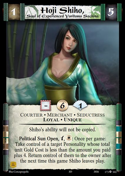 Hoji Shiho, Soul of Experienced Yoritomo Sachina