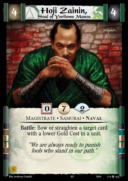 Hoji Zainin, Soul of Yoritomo Manzo