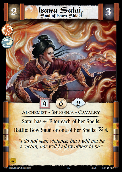 Isawa Satai, Soul of Isawa Shioki