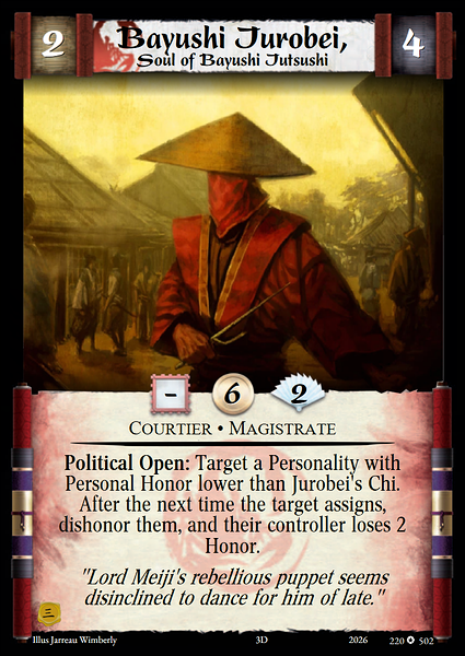 Bayushi Jurobei, Soul of Bayushi Jutsushi