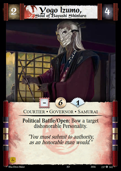Yogo Izumo, Soul of Bayushi Shintaro