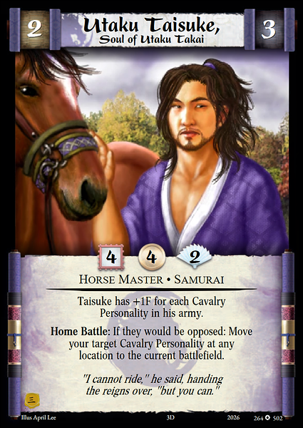 Utaku Taisuke, Soul of Utaku Takai