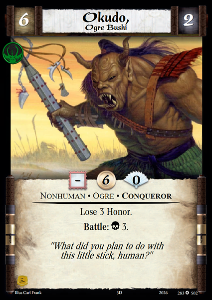 Okudo, Ogre Bushi