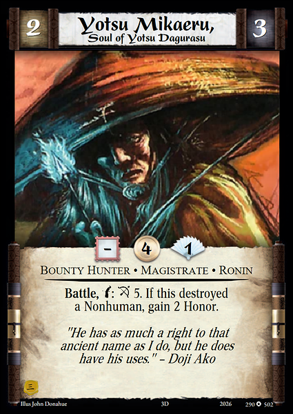 Yotsu Mikaeru, Soul of Yotsu Dagurasu