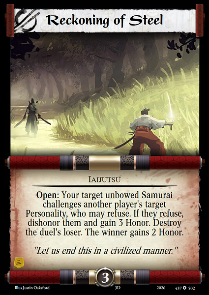 Reckoning of Steel