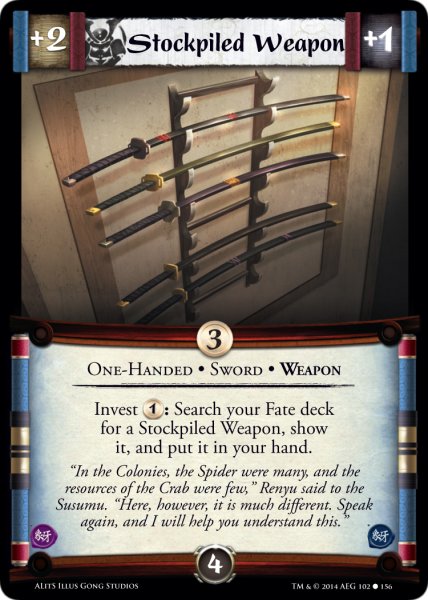 Stockpiled Weapon