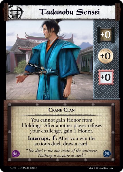 Tadanobu Sensei