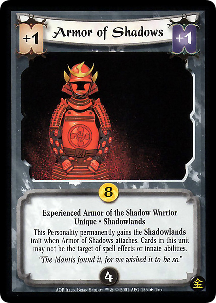 Armor of Shadows