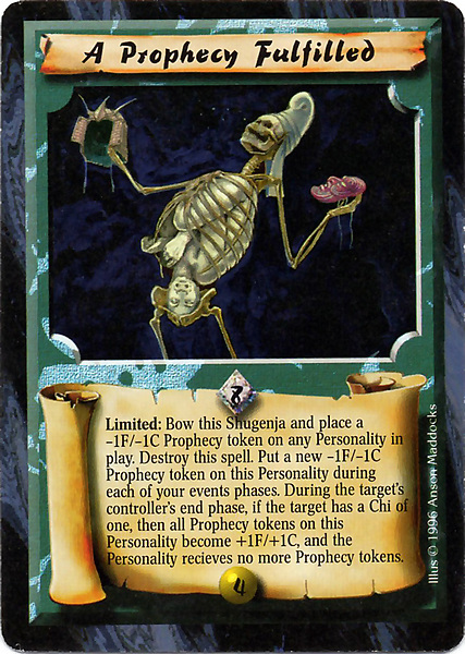 A Prophecy Fulfilled