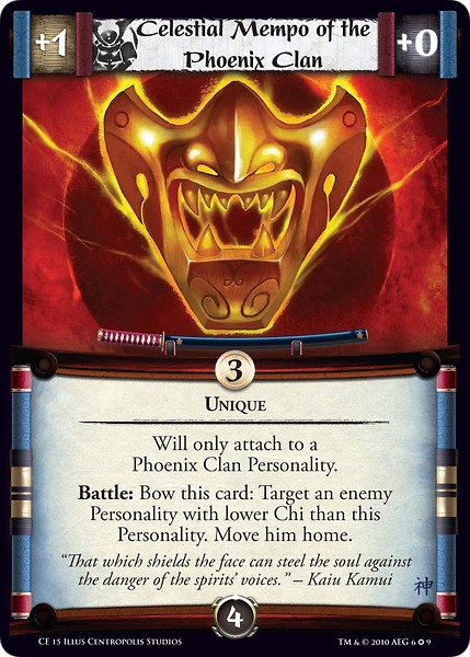 Celestial Mempo of the Phoenix Clan