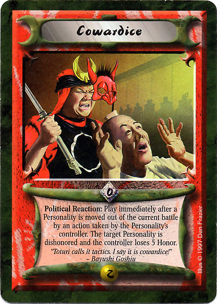 Cowardice