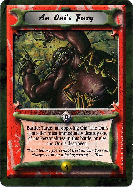 An Oni's Fury