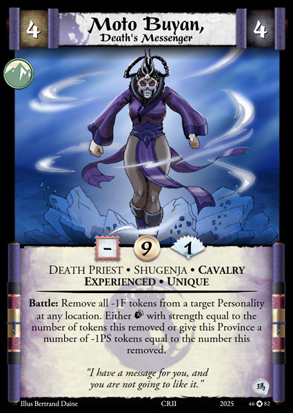 Moto Buyan, Death's Messenger
