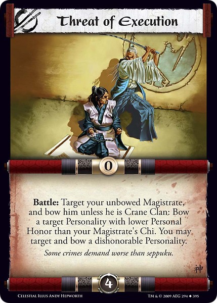 Threat of Execution