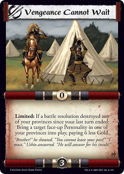 Vengeance Cannot Wait
