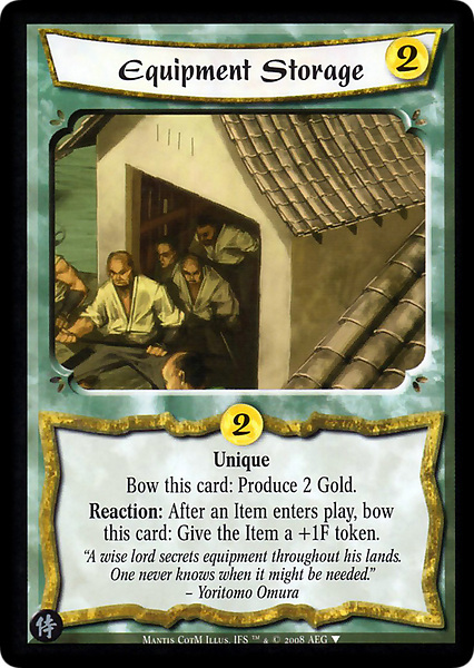 Equipment Storage