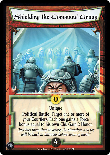 Shielding the Command Group