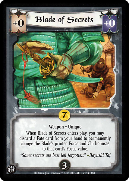 Blade of Secrets