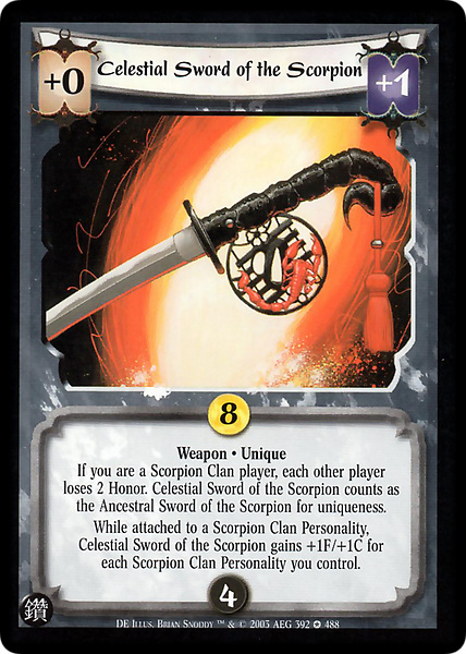 Celestial Sword of the Scorpion