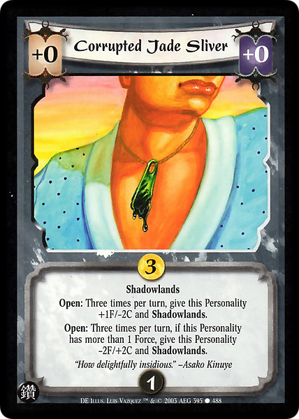 Corrupted Jade Sliver