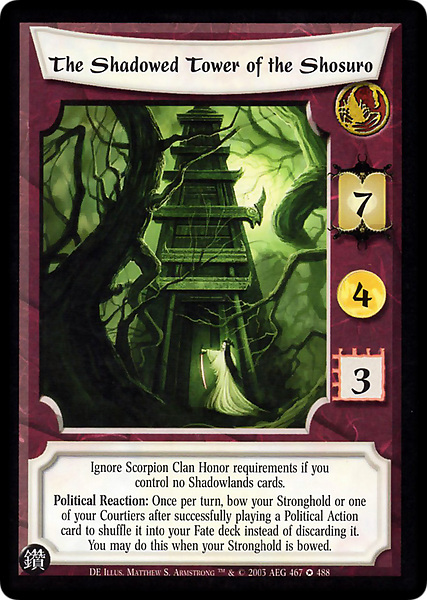 The Shadowed Tower of the Shosuro