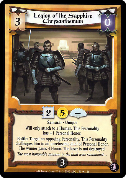 Legion of the Sapphire Chrysanthemum