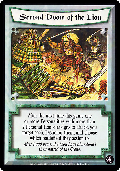 Second Doom of the Lion