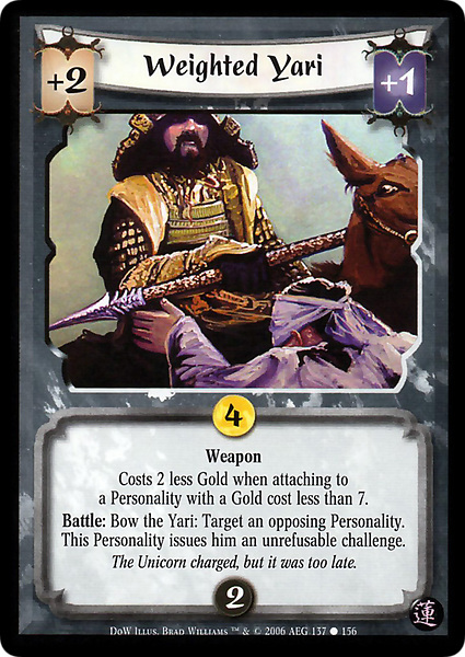 Weighted Yari