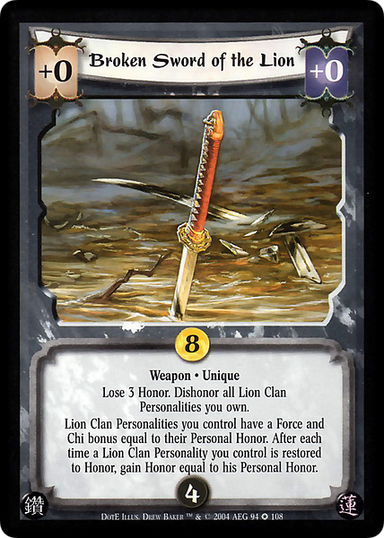Broken Sword of the Lion