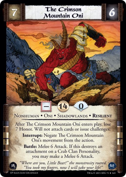 The Crimson Mountain Oni