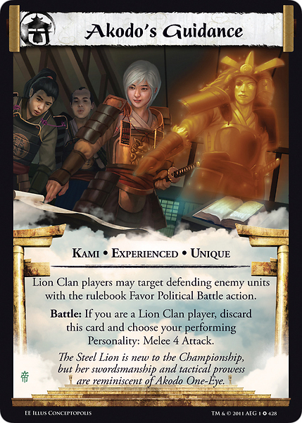 Akodo's Guidance