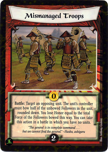 Mismanaged Troops