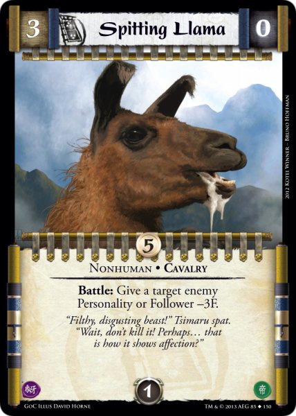 Spitting Llama