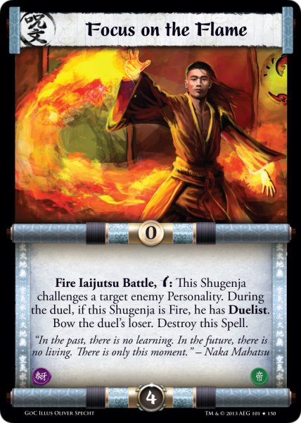 Focus on the Flame