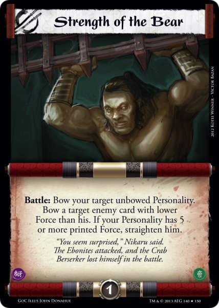 Strength of the Bear