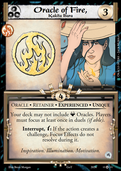 Oracle of Fire, Kakita Ibara