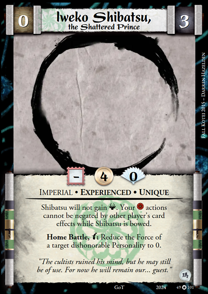 Iweko Shibatsu, the Shattered Prince