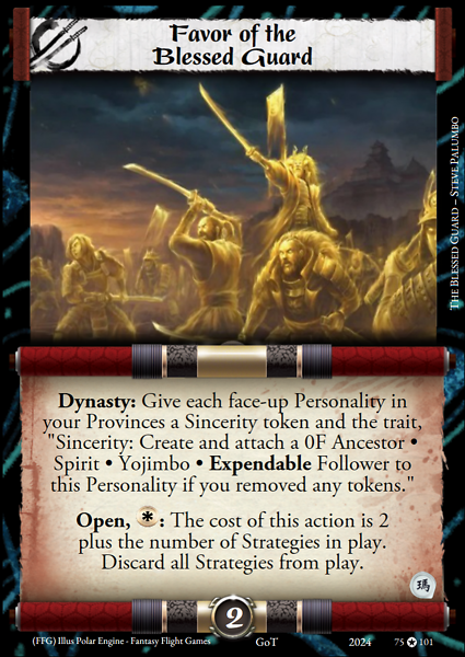 Favor of the Blessed Guard