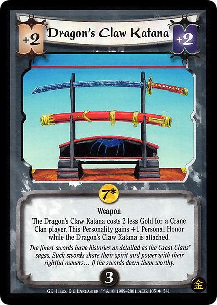 Dragon's Claw Katana