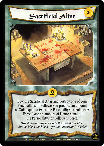 Sacrificial Altar
