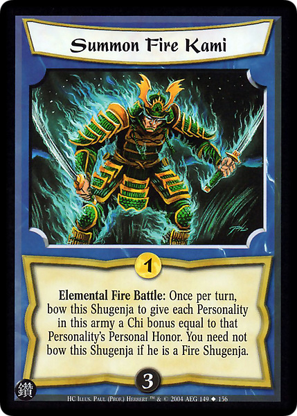 Summon Fire Kami