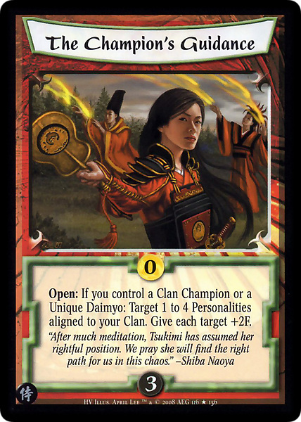 The Champion's Guidance