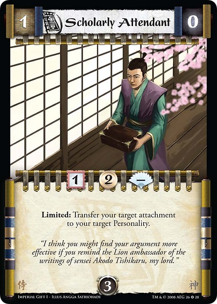 Scholarly Attendant