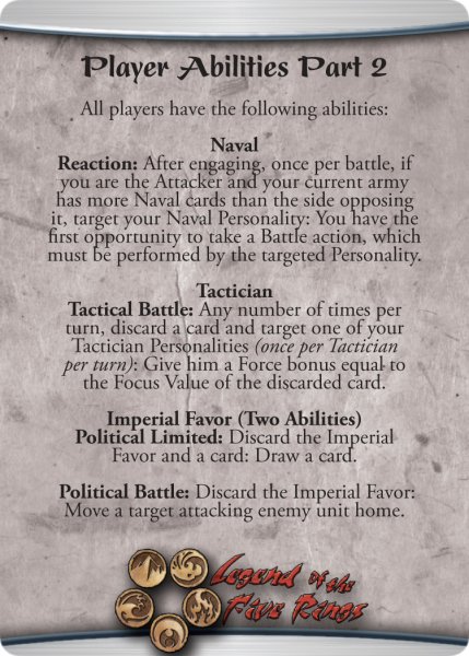Player Abilities Part 2